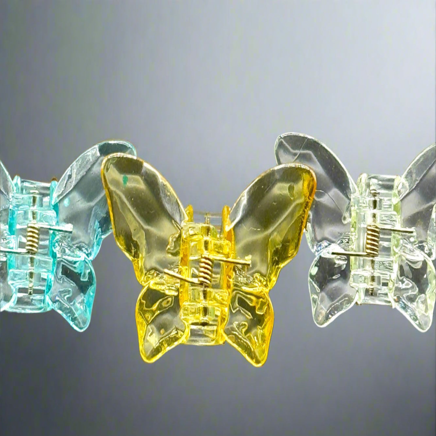 Transparent Butterfly Claw Clip