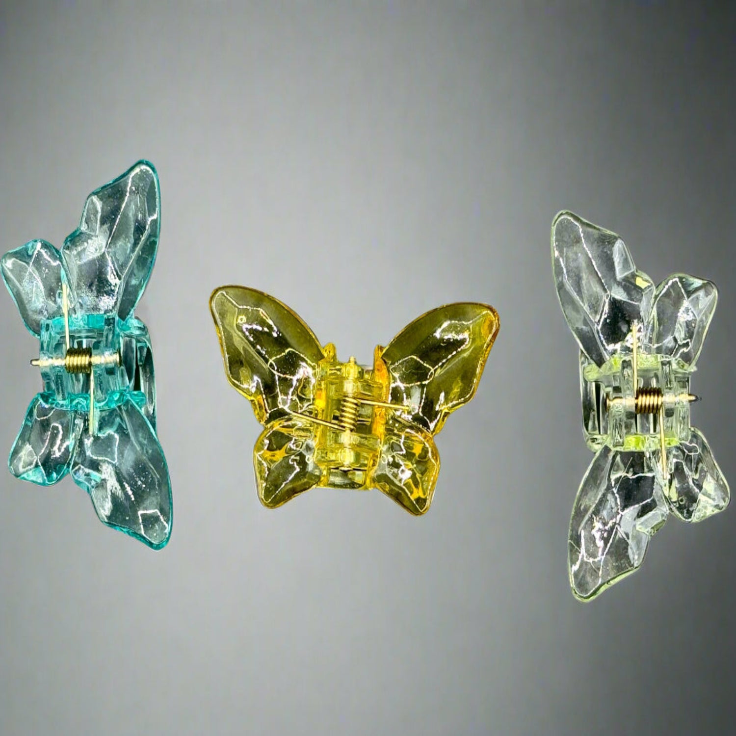 Transparent Butterfly Claw Clip