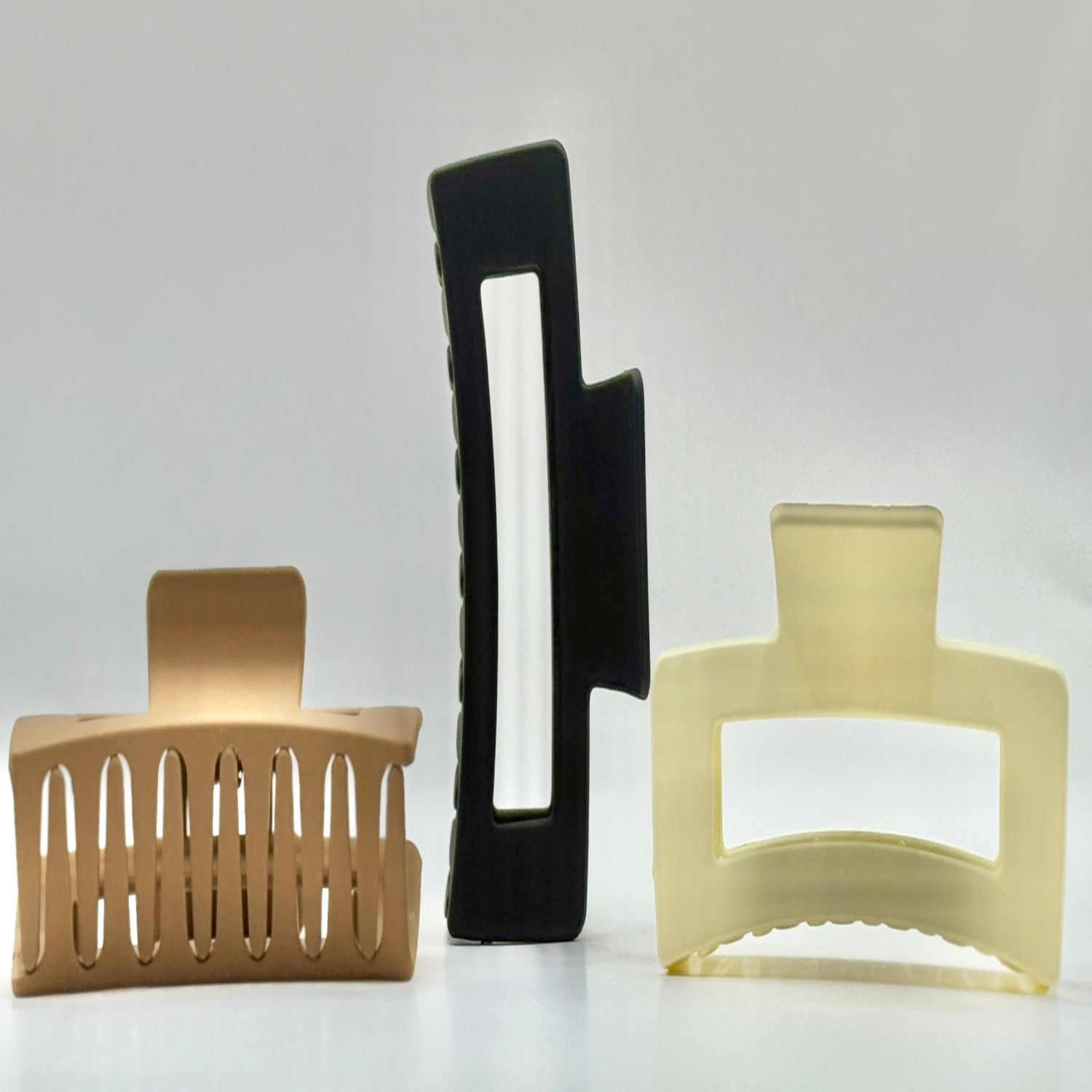 Curved Rectangular Hair Clip