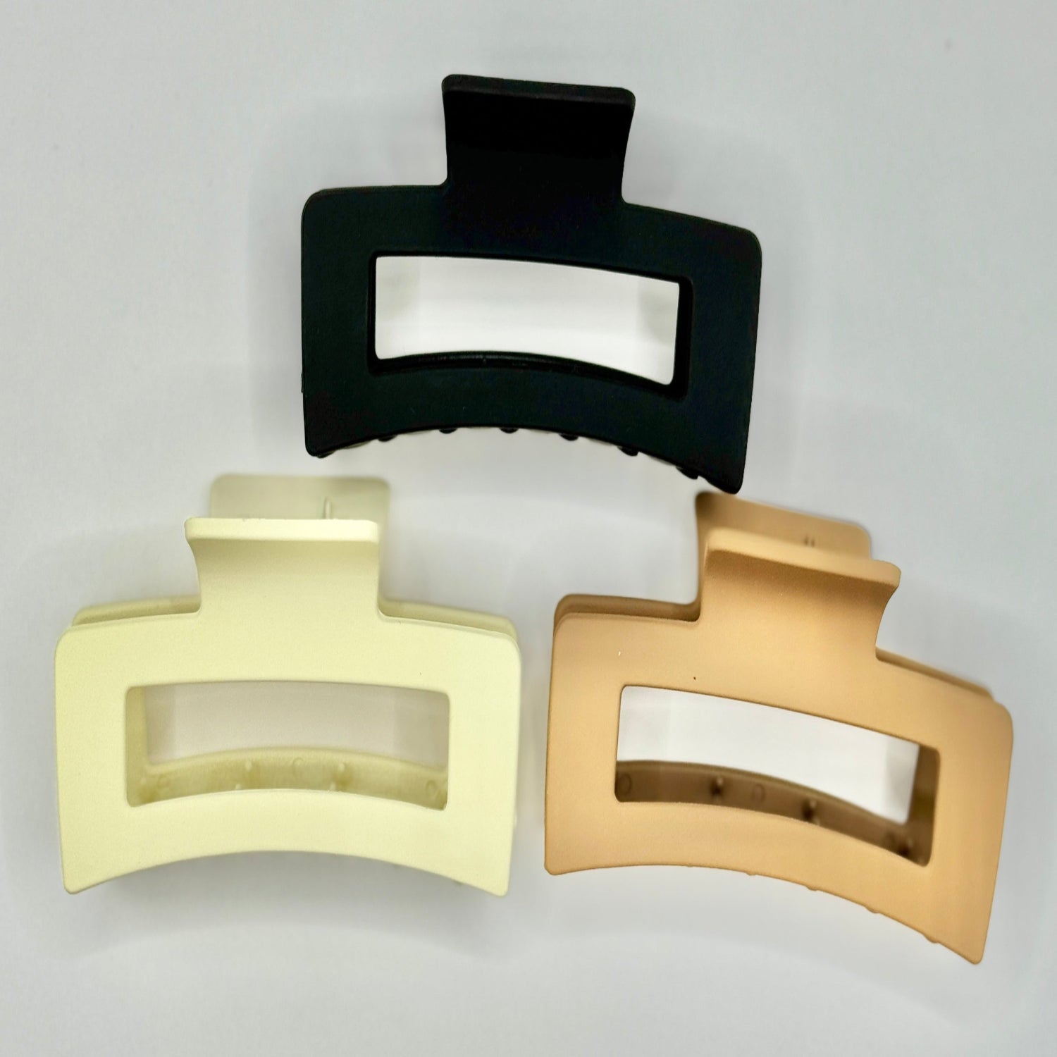 Curved Rectangular Hair Clip