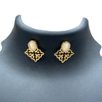 Teardrop Filigree Earring-JE1003