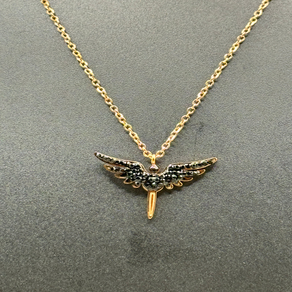 Angel Wings Gold Necklace