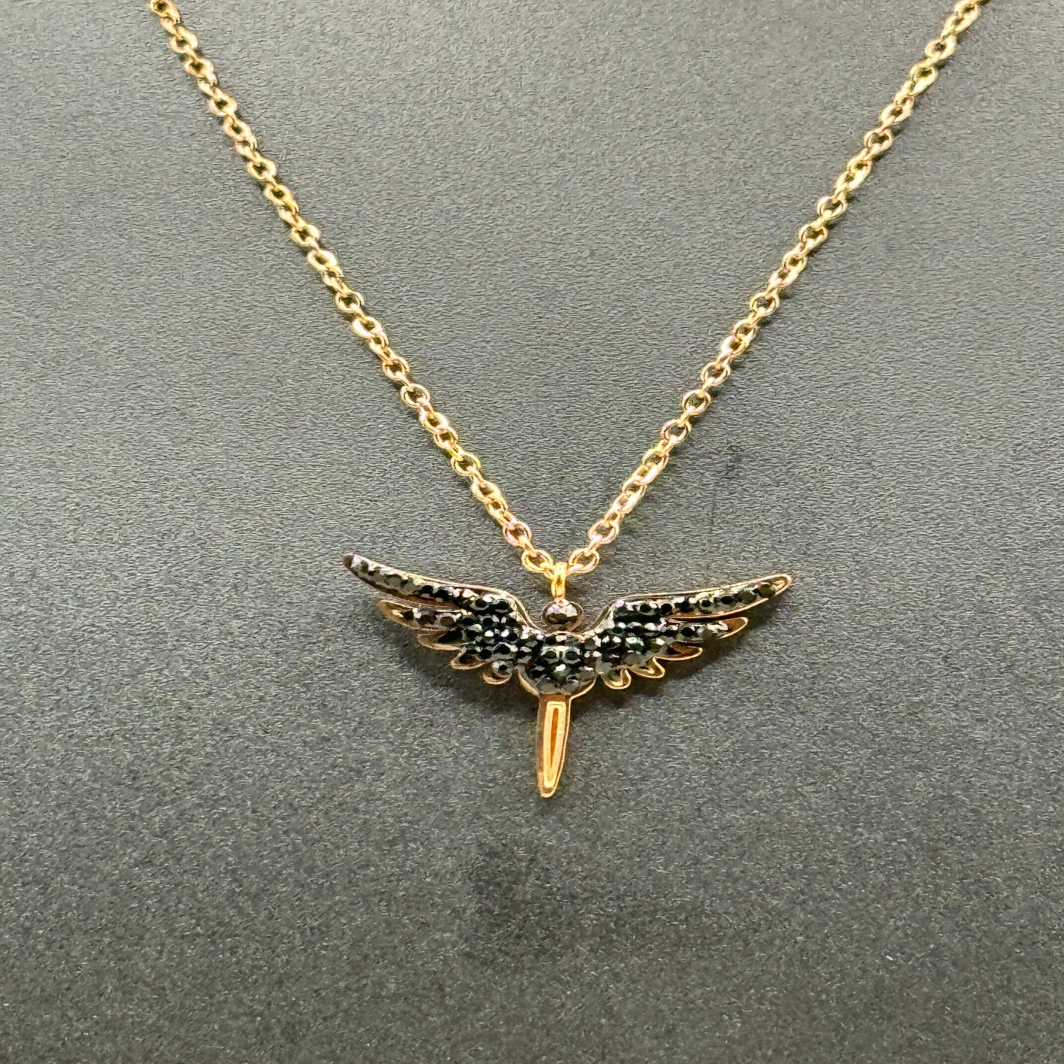 Angel Wings Gold Necklace