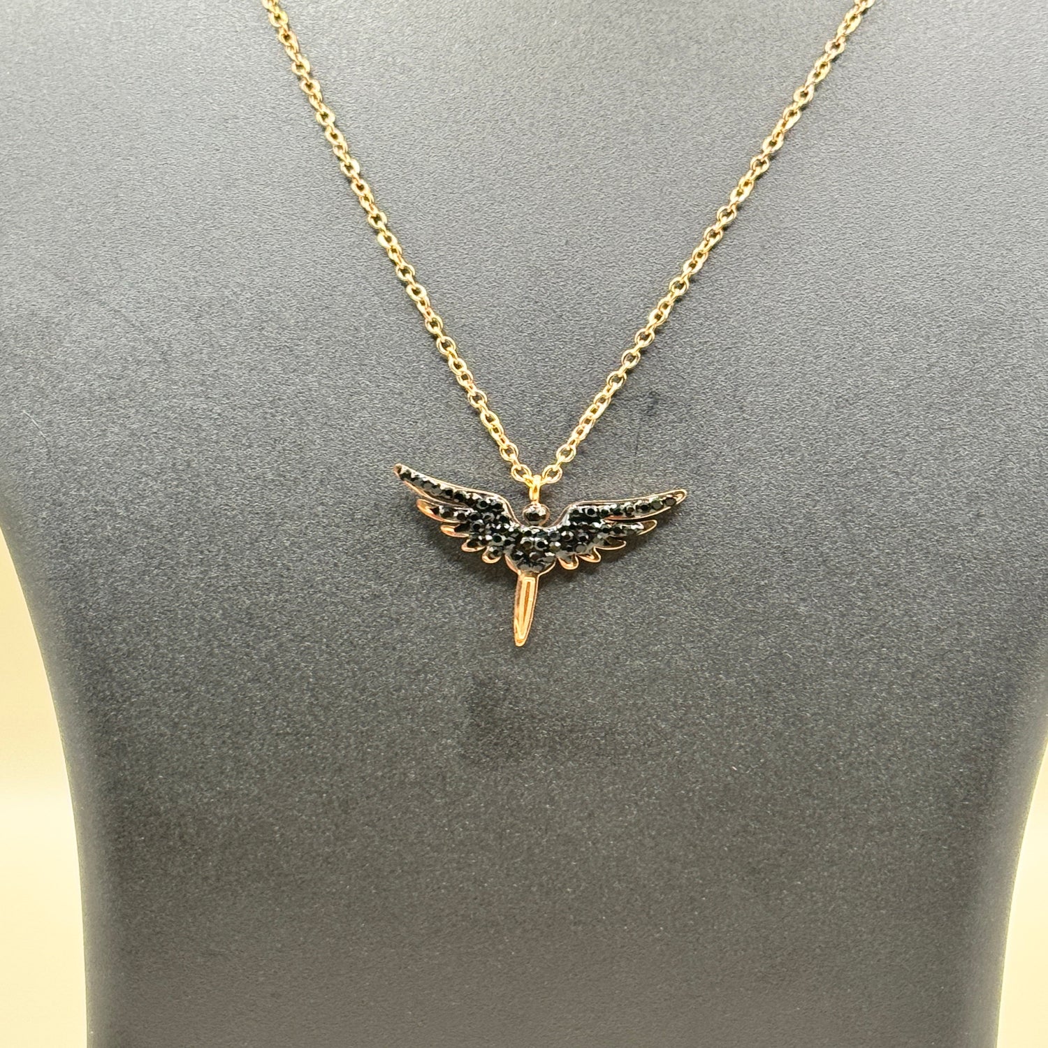 Angel Wings Gold Necklace