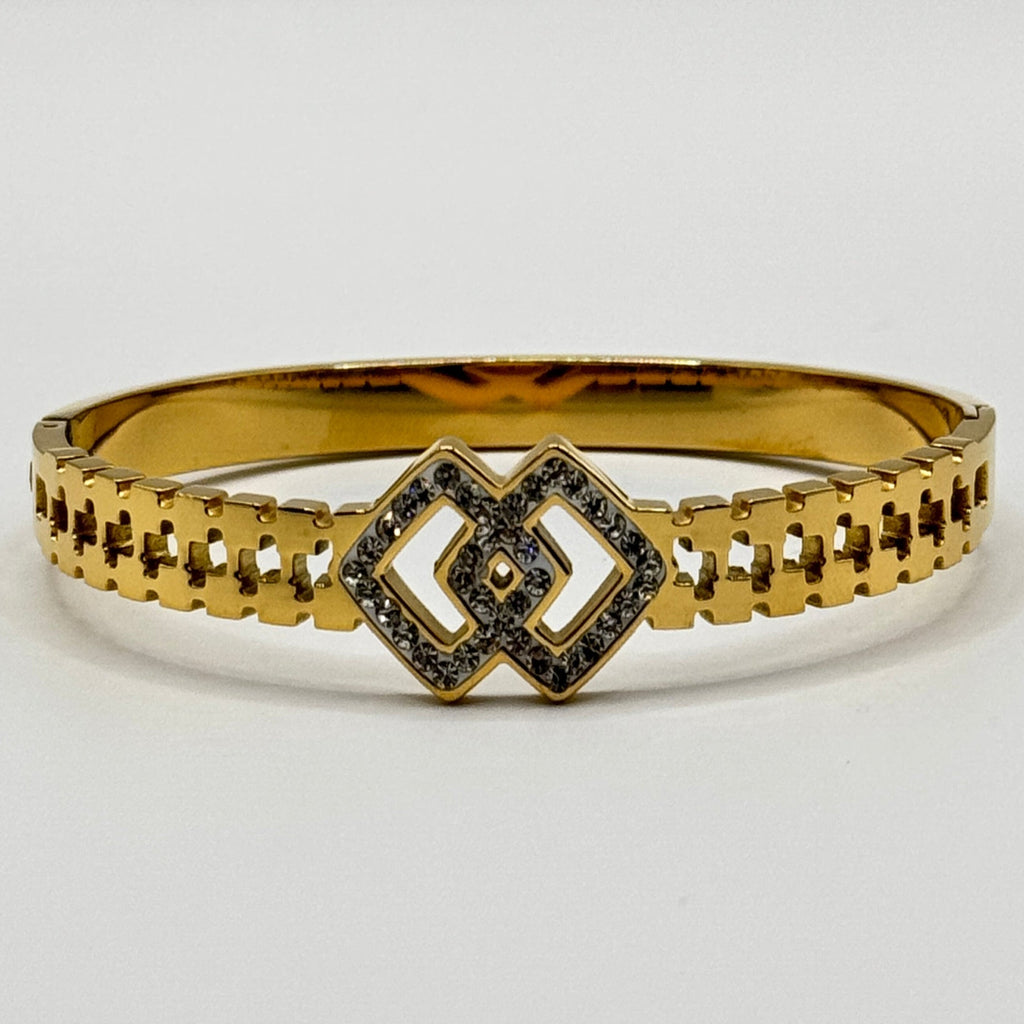Double Square Bangles-JB1004