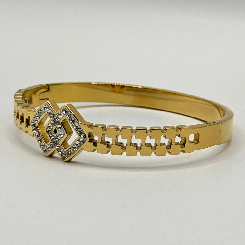 Double Square Bangles-JB1004