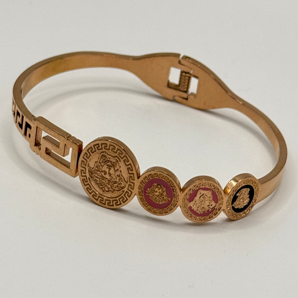Greek Medallion Bangles-JB1027