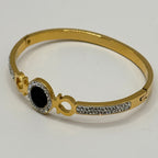 Black Onyx Bangles-JB1013