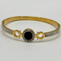Black Onyx Bangles-JB1013