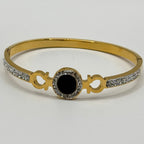 Black Onyx Bangles-JB1013