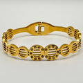 Geometric Gold Bangle-JB1003
