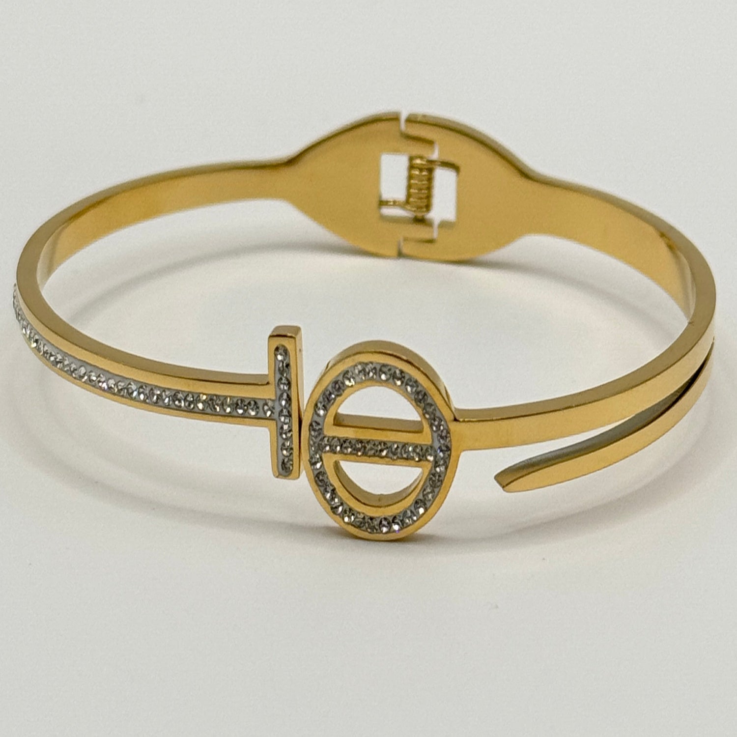 Tiffany T Pave Bangle-JB1001