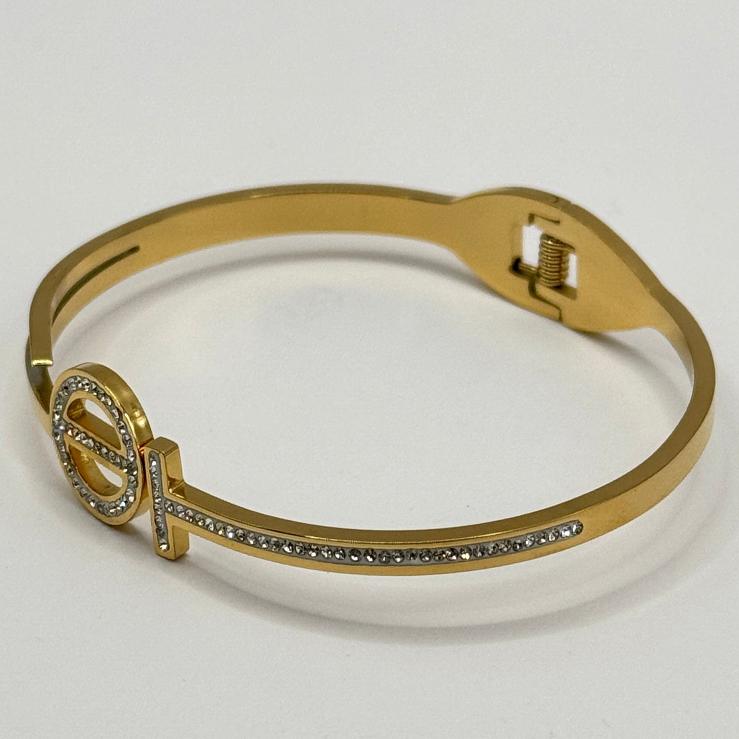 Tiffany T Pave Bangle-JB1001