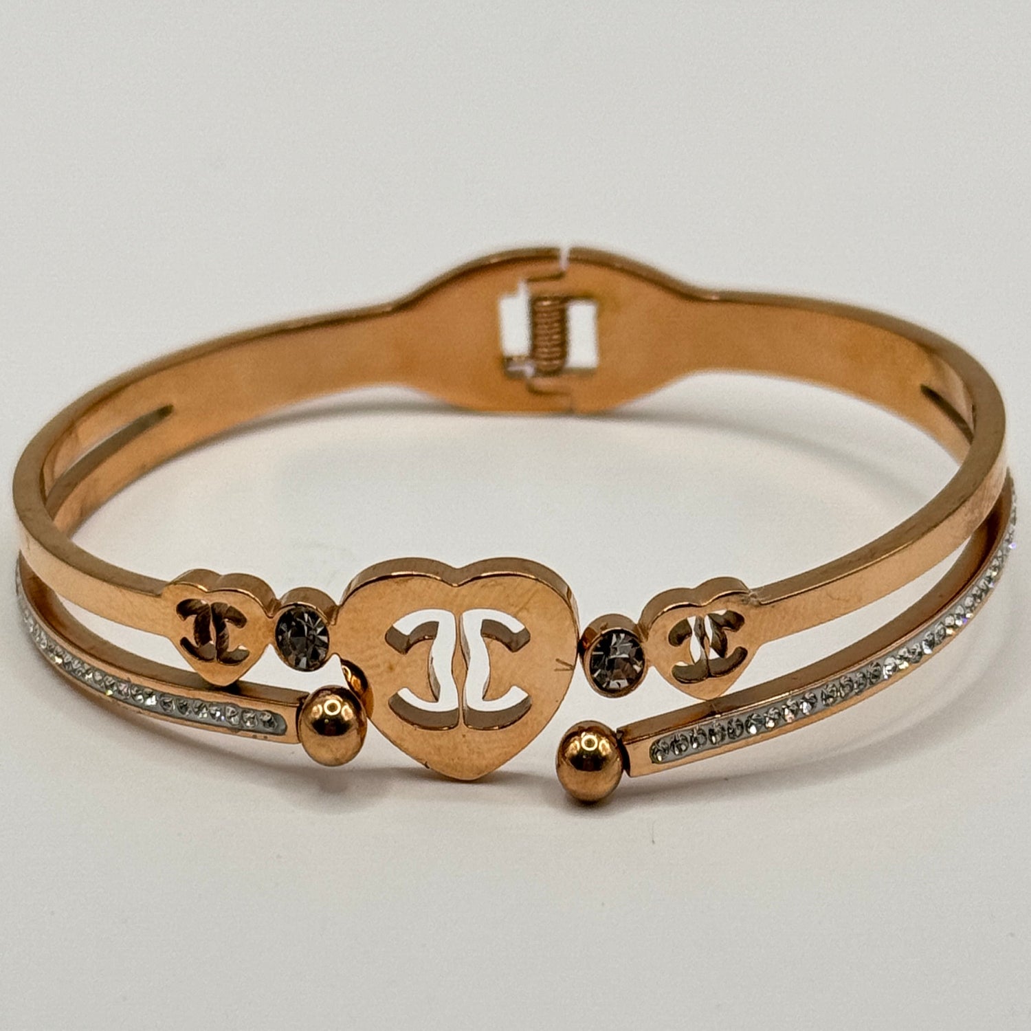 C-C Gold Plated Bangle