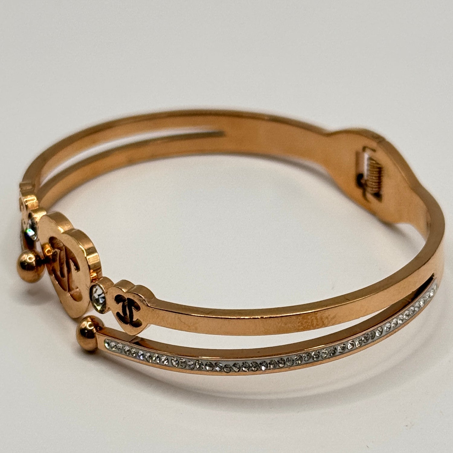 C-C Gold Plated Bangle