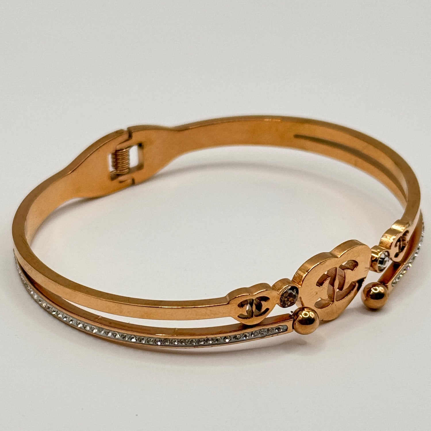 C-C Gold Plated Bangle